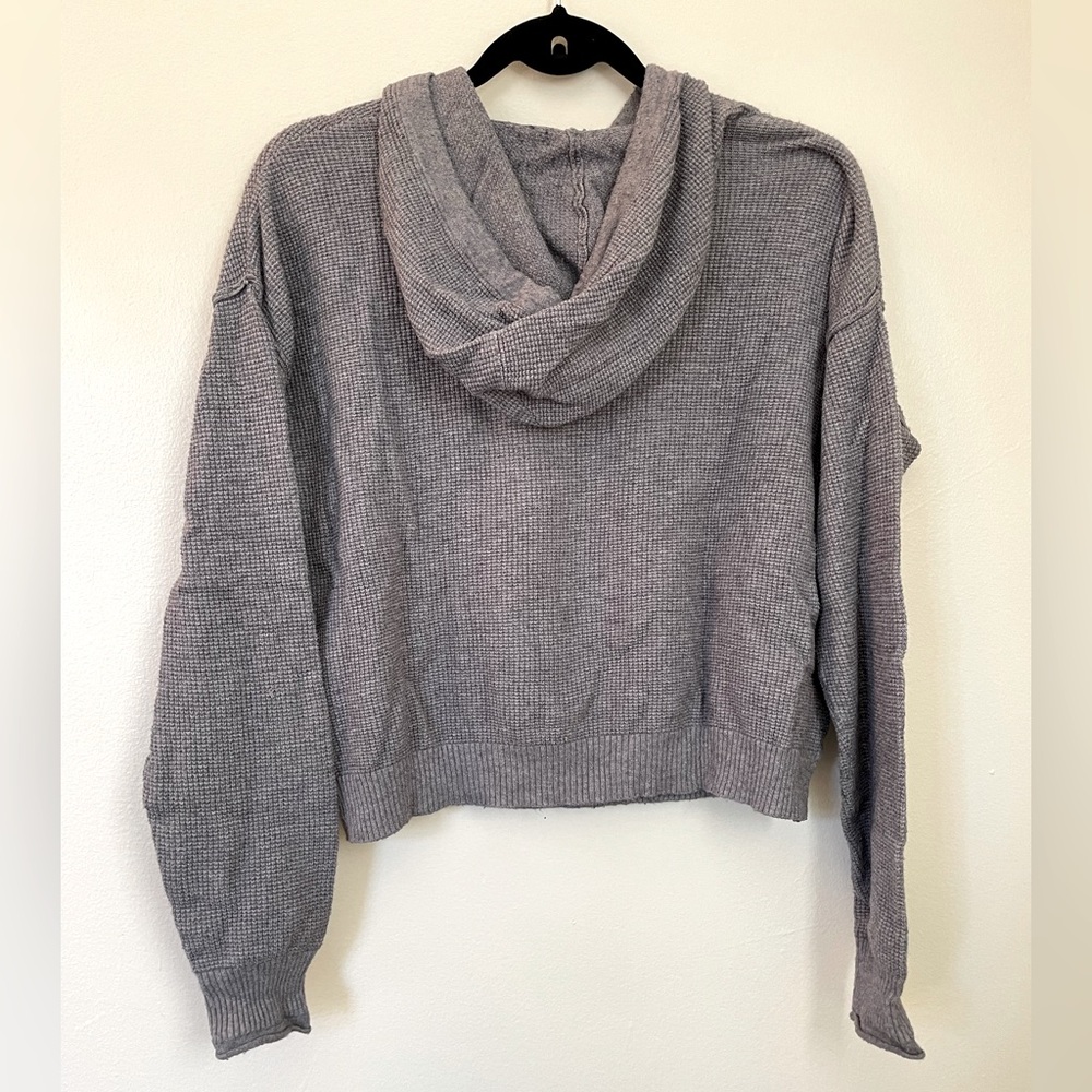 Love Ellie | Grey Hooded Sweater | Size Small - Picture 8 of 11